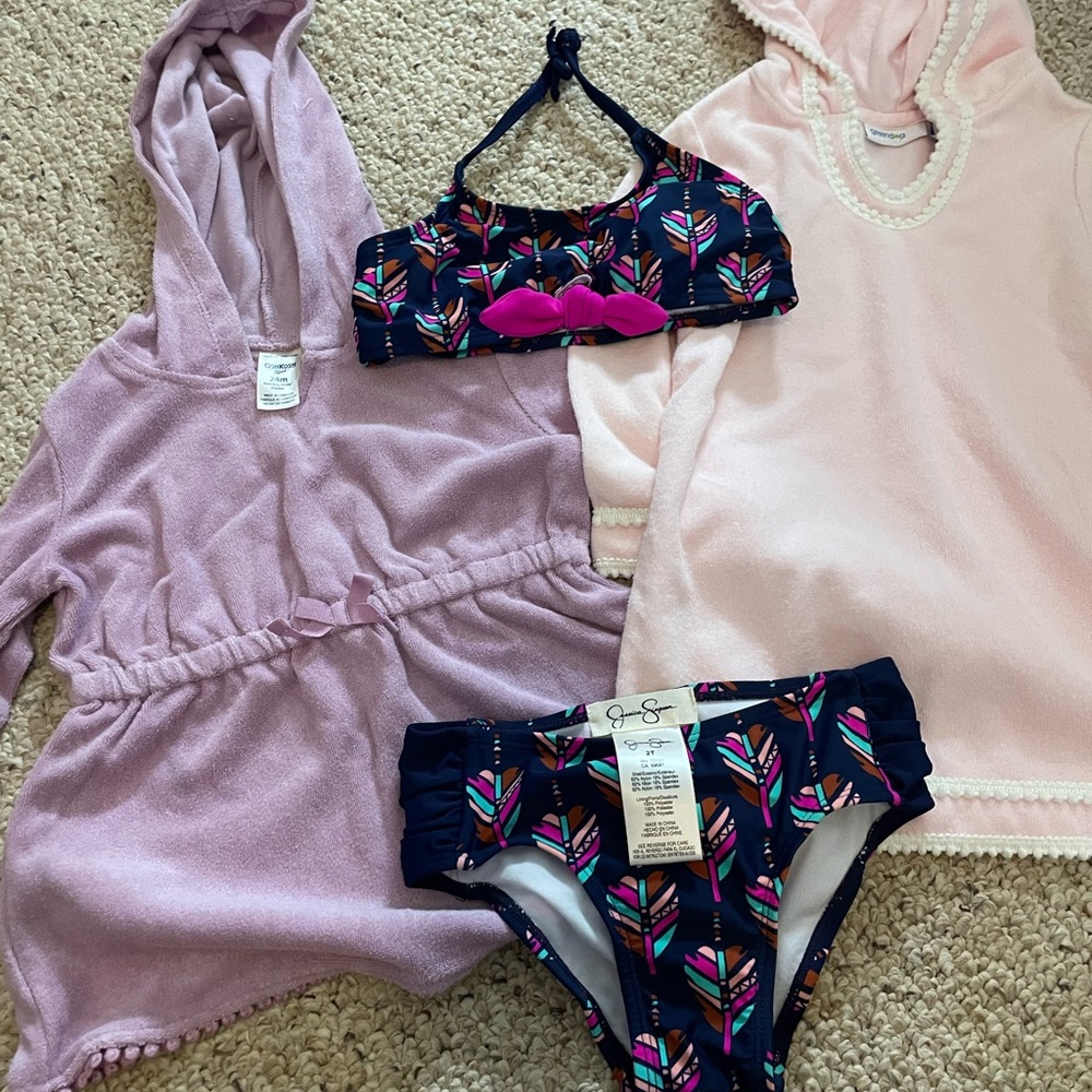 Summer cover ups and bikini